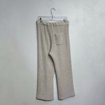 Free People  Beach Cream Knit Pull On High Waist Pants Sz M Photo 8