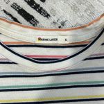 Marine layer  • rainbow stripe short sleeve tee Photo 4