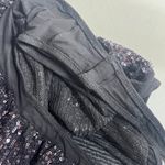 Free People Women's Supershine Black Sequin Boatneck Bodysuit Size Small Photo 3