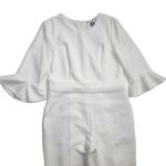 Black Halo NWT Brooklyn Jumpsuit in Porcelain White Slim Leg One-Piece 12 $460 Photo 4