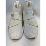 Puma Defy Mid womens Cross Trainer White Gold Pull-on Sneakers women sz 7 Photo 2