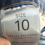 Sanctuary Social Standard High Rise Crop Straight Leg Jeans Size 10 Raw Hem Photo 8