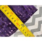 Eliza J Purple Sequin Velvet Sheath Dress Size 8 Photo 5