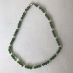 Green beaded Necklace Handmade Vintage One of Kind Photo 7