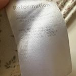 Reformation midi white floral sleeveless dress size 10 C9 Photo 3