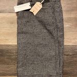 Cupcakes and Cashmere New  Womens Wool Blend Houndstooth 4 Pocket Skirt Size 6 Photo 4