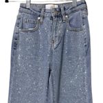 Austin Landing size 00 rhinestone studded blue jeans dressy going out new years Photo 13