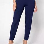 Susan Graver GRAVER Petite Status Stretch Straight Leg Ankle Pants Size 10 Photo 0