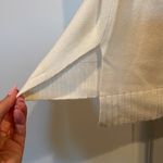 Joie  Cream Scoop Neck Long Sleeve Side Slit Tunic Lightweight Sweater Size Small Photo 1