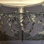 Ann Taylor  navy shift dress with lace sleeves and across top sz 6 EUC Photo 9