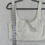 L'Academie Penn Corset Bustier Top Square Neck Sleeveless Zipper Closure Size M Photo 2
