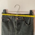 Levi's Ribcage Straight Ankle Jeans Gray Black Premium Button Fly Women 28 x 29 Photo 10