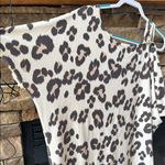 Boutique Bibi Chic Leopard Print short sleeve oversized  Top sweater Photo 4