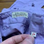 Levi's  Lavender Cargo‎ Pants Womens Size 29 Wide Leg Utility Jeans Pastel Cotton Photo 5