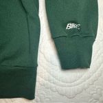 Bike Vintage Embroidered Christmas Crewneck Sweatshirt. Size: Large. Dark Green. Green Photo 1