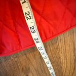 Michael Michael kors red quilted silver clasp jacket size small Photo 3