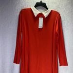 Boohoo  Bridget Collar Swing Dress Poppy NWT Photo 5