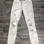 Current/Elliott EUC Current Elliott "The Stiletto" Tan Distessed  sz 25 Skinny Jeans Photo 1