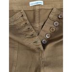 Ulla Johnson Button Fly High-Rise Straight Leg Pants in Camel Size 2 Photo 3