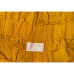 Posse 100% Linen Paperbag Shorts Women's XL Mustard Yellow Lightweight Old Money Photo 4