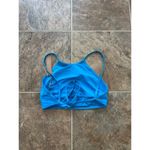 SKIMS  Signature Swim High Neck Top Turquoise Size Medium Photo 7