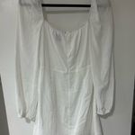 Princess Polly  Alena White Mini Long Sleeve Dress 4 Photo 4