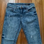 BLANK NYC Skinny Classique distressed blue medium wash jeans, size 28” low rise Photo 2