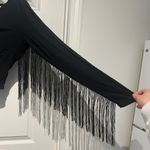 One shoulder black bodysuit Photo 2