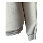 Cotton Citizen Sweatshirt Wonen XS Ivory Zipper Sides Crew Neck Athleisure Photo 3
