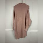 EXPRESS NWT Pink Ribbed Sweater Dress Small Cozy Fall Stretch Winter Warm Casual Photo 4