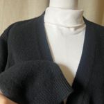 American Vintage Vintage Katherine O'Neil Black 100% Cashmere Cardigan Sweater Size M Classic Photo 3