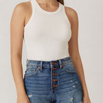 Sincerely Jules Button Fly Denim Shorts Size 3/26 Distressed Blue Photo 0