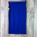 Rachel Rachel Roy Size Large Blue Stretch Knit Pencil Skirt (Flawed 3 tiny snag) Photo 1