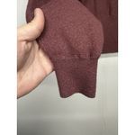 EXPRESS  Women’s Sweater XS Maroon Long Sleeve Knit Pullover Top Casual Photo 2