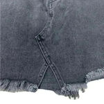 Madewell  Rigid Denim A-Line Mini Skirt in Lunar‎ Wash: Cutout Edition Size 29 Photo 3