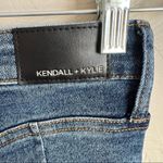 Kendall + Kylie The Icon High Rise Straight Distressed Cropped Denim Jeans Photo 8