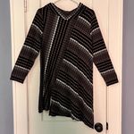 Habitat clothes to live in 3/4 sleeve asymmetric cowl neck tunic blouse medium Photo 3