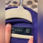 ZARA Vibrant Purple Turtleneck Sweater. Size-Medium Photo 3