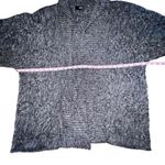 Ana A New Approach Dark Grey Shrug Sweater Short Sleeve Knit Open Front L/XL Gray Size L Photo 4