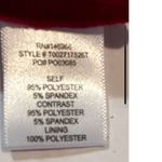 NWT Red Shimmer Crystal Sky Long Sleeve Crop Size L Party Glamour Size L Photo 11