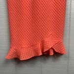 Plaza South Petite 2 Piece Gingham Orange Maxi Dress & Floral Button Up Top 12P Photo 3