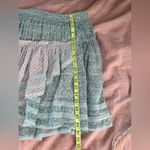 Free People Tiered Chiffon Blue Mini Skirt Photo 9