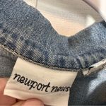 Newport News VINTAGE 90s Western Pearl Snap Chambray Cottagecore Denim Shirt 10 Photo 5