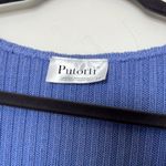 Vintage Putori Cotton Blend Knit Sweater Periwinkle Size Small Purple Photo 1