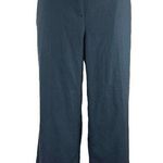 Laundry by Shelli Segal Black Mid Rise Cropped Wide Leg Trouser Pants Size 4 Photo 0