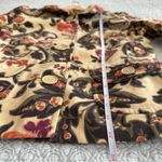 ATL Floral Paisley Print Corduroy Cropped Blazer Jacket Cottagecore Size 8 Green Photo 4