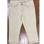 Faded Glory  Womens Capri Pants Size 8 Urban Khaki Cotton Blend Casual Style Photo 0