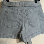 Banana Republic  Gray Denim Jeans Tie High Waist Shorts Size 30 10P 10 Petite Photo 13