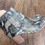 Madewell • The Rosie Ankle Boot in Snake Embossed Leather Moonstone Multi heeled Photo 9