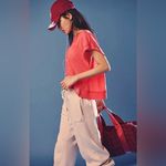 Free People Movement  My Time Tee in Hibiscus Size Large Photo 1